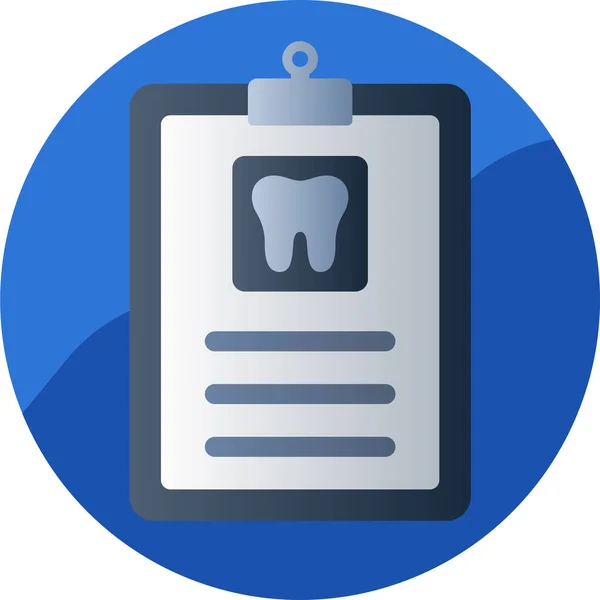 Ícone Exame Diagnóstico Odontológico Categoria Hospitais Saúde —  Vetores de Stock