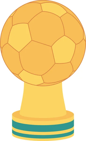 Ikona Puchar Mistrza Płaskim Stylu — Wektor stockowy