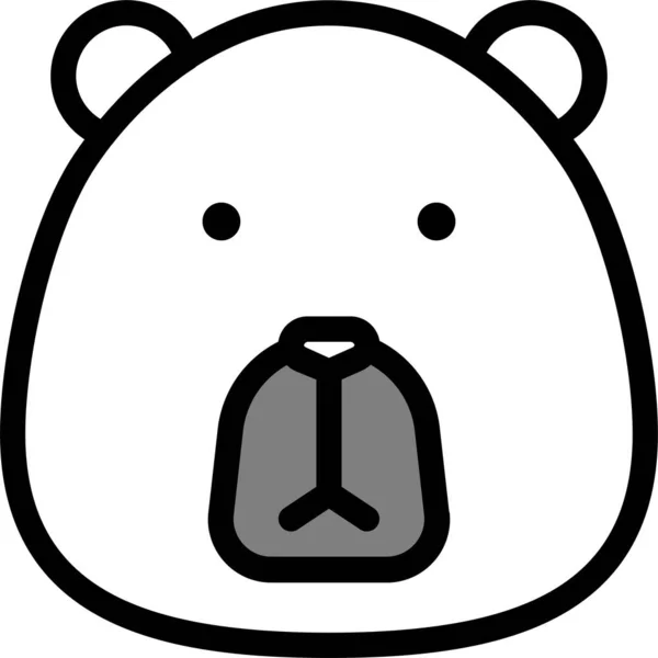 Animal Bear Carnivore Icon Animal Category — Stock Vector