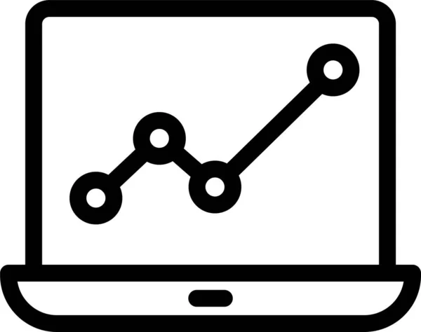 Chart Graph Growth Icon Outline Style Stock Vector by ©iconfinder 538523646