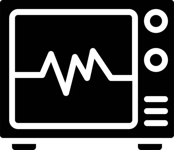 Καρδιογράφημα Ecg Ηλεκτροκαρδιογράφημα Εικονίδιο Νοσοκομεία Κατηγορία Υγειονομικής Περίθαλψης — Διανυσματικό Αρχείο