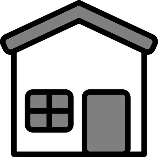 Building Holiday Home Icon — Stock Vector