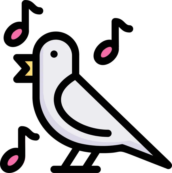 Singing Bird Vector Art & Graphics