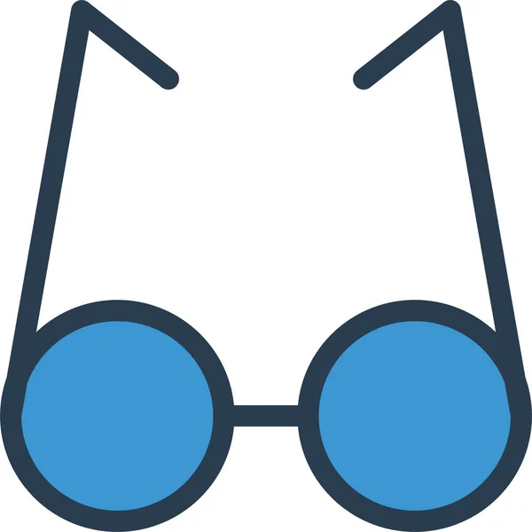 Oční Módní Brýle Ikona Vyplněném Stylu — Stockový vektor