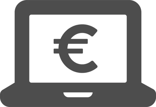 Евро Валюта Иконка — стоковый вектор