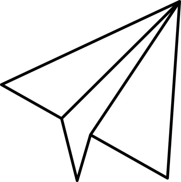 Send Paper Plane Icon — Stock Vector