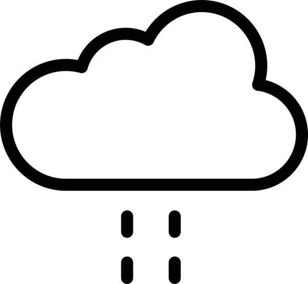 Drop Fall Rain Icon — Vettoriale Stock