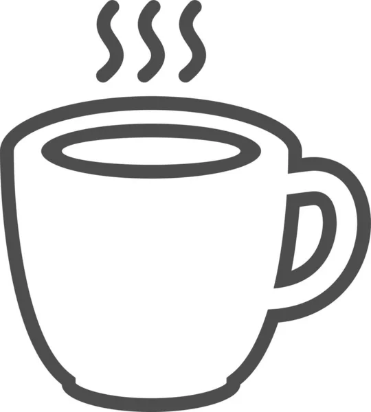 Чашка Чаю Піктограма Веб — стоковий вектор