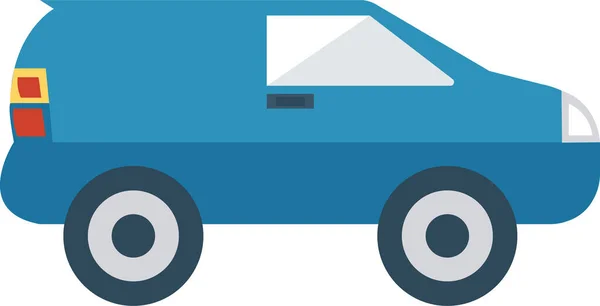Auto Jeep Prado Icône Dans Style Plat — Image vectorielle