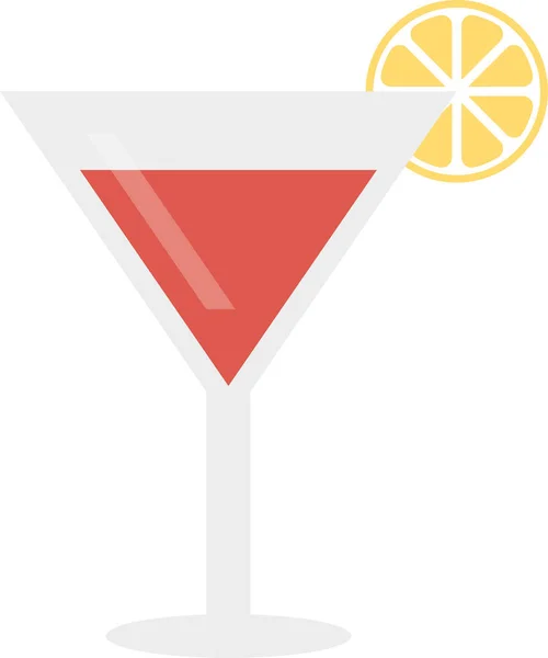 Activity Drink Juice Icon Flat Style — Vetor de Stock