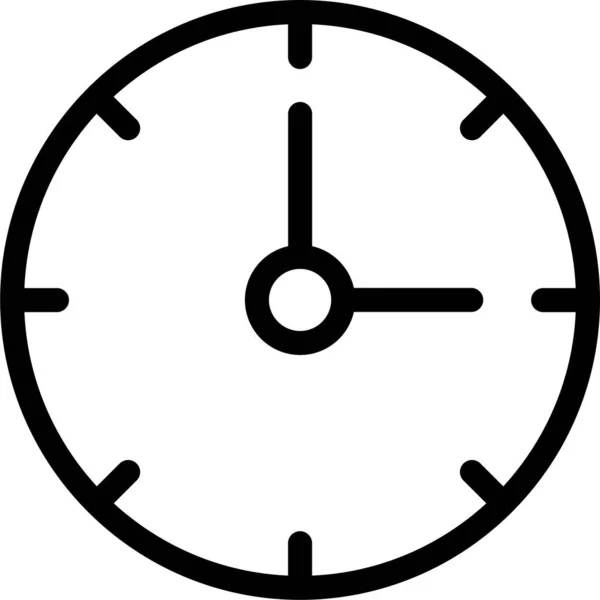 钟表Web图标简单说明 — 图库矢量图片
