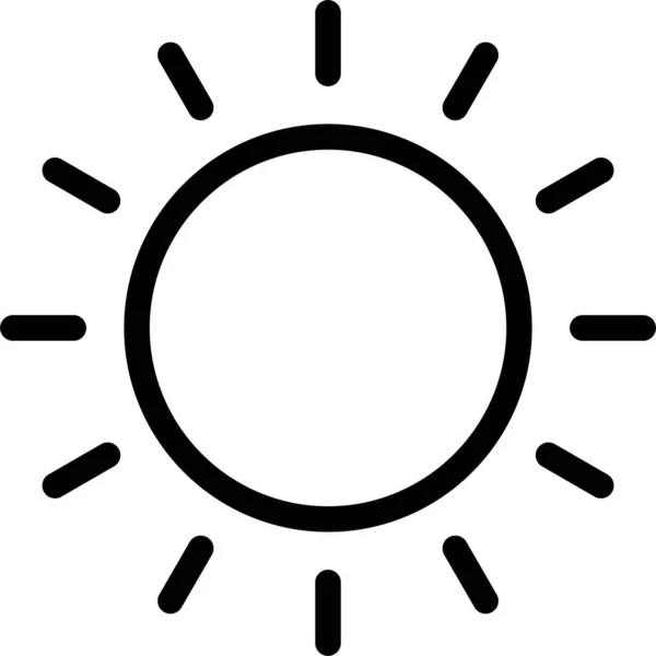 日光浴户外图标 — 图库矢量图片