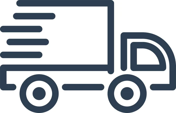 Delivery Fast Shipment Icon Outline Style — Stock vektor