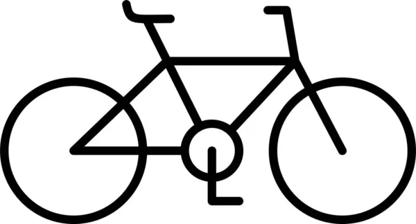 自転車旅行のアイコン — ストックベクタ