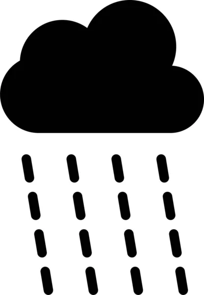 Дождь Иконка Сайта — стоковый вектор