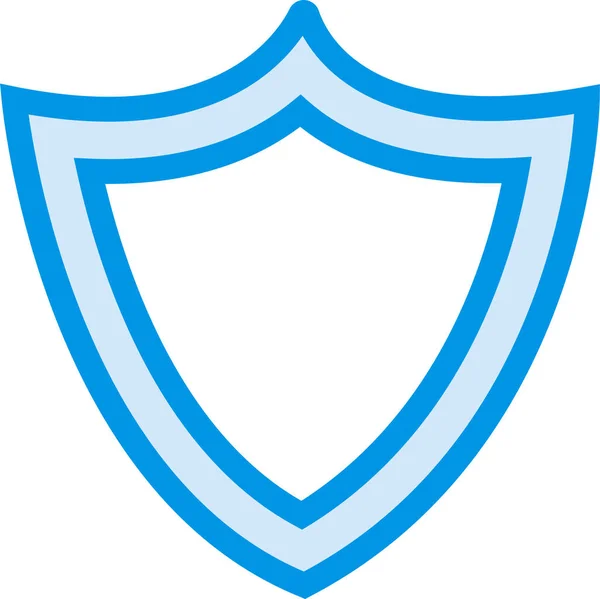 Protect Protection Security Icon Filled Outline Style — Vetor de Stock