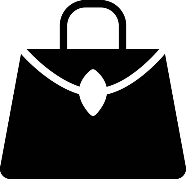 Handbag Web Icon Simple Illustration — Stock Vector