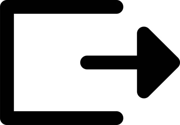 Значок Напрямку Стрілок Суцільному Стилі — стоковий вектор
