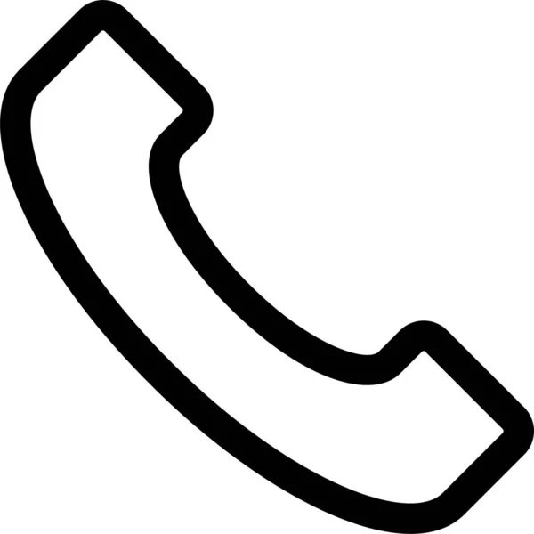 Telefoon Telefoon Diensten Pictogram — Stockvector