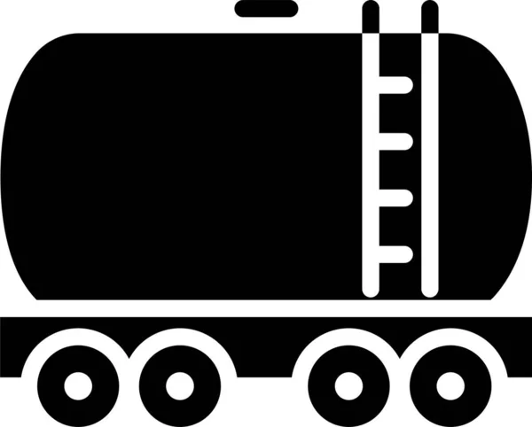 Ikona Benzyny Opałowej Kategorii Ekologii Ekologii — Wektor stockowy