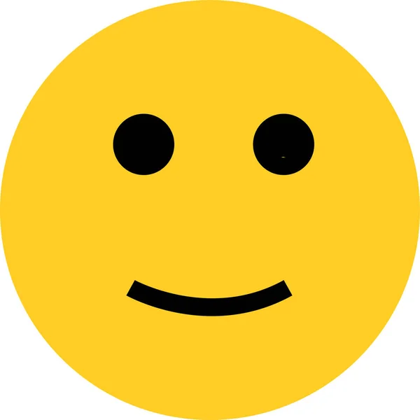 Emoji Emoji Essentielles Symbol Flachen Stil — Stockvektor