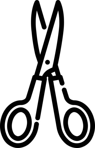 Cut Object Scissor Icon —  Vetores de Stock