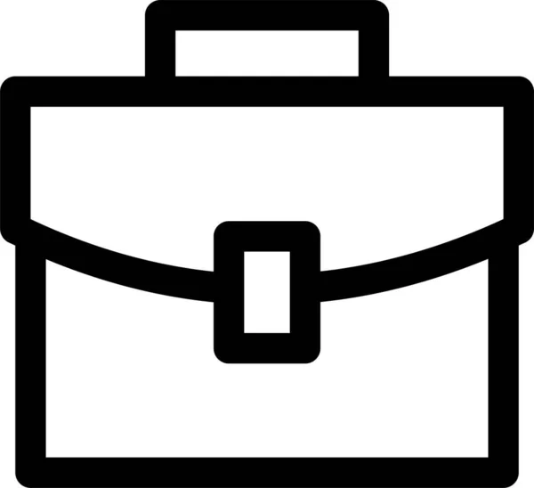 Bag Briefcase Office Icon Business Management Category — Vetor de Stock