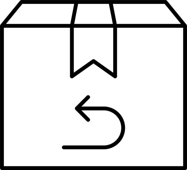 ボックスデリバリーパッケージのアイコン — ストックベクタ