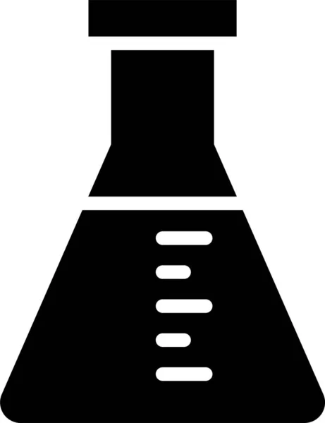 Icône Test Chimie Chimique Laboratoire Dans Catégorie Écologie Environnementalisme — Image vectorielle