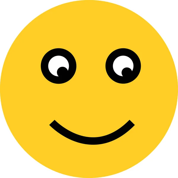 Emoji Icono Esencial Emoción Estilo Plano — Archivo Imágenes Vectoriales