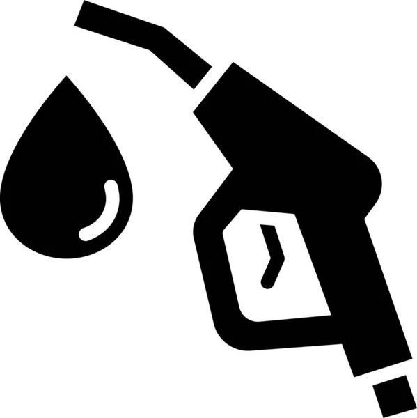 Energy Fuel Gas Icon Ecology Environmentalism Category — 图库矢量图片