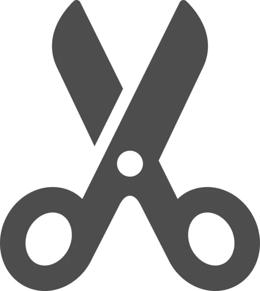 Ножницы Веб Иконка Простой Дизайн — стоковый вектор