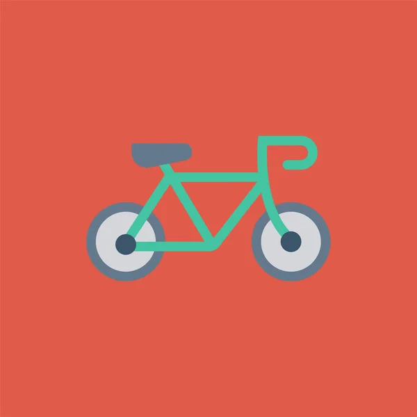 Icône Cycle Bycycle Automatique Dans Style Plat — Image vectorielle