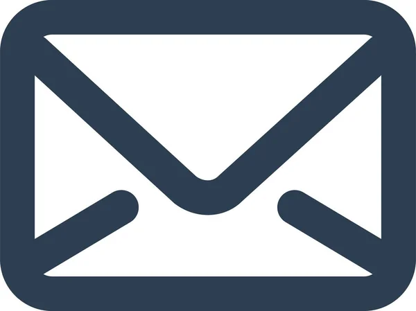 Icono Carta Sobre Correo Electrónico Estilo Esquema — Vector de stock