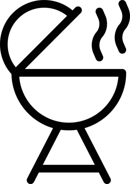 Cooking Eating Food Icon Outline Style — 图库矢量图片