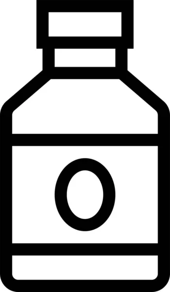 Capsule Drugs Drugsandalcohol Icon Outline Style — Stockvektor