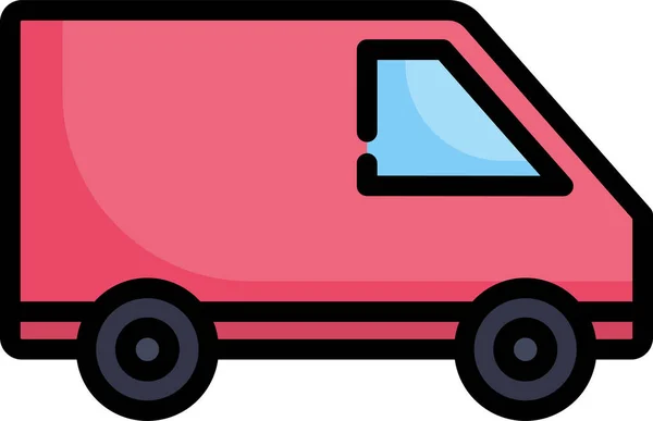 Car Delivery Logistic Icon Vehicles Modes Transportation Category — Stock Vector