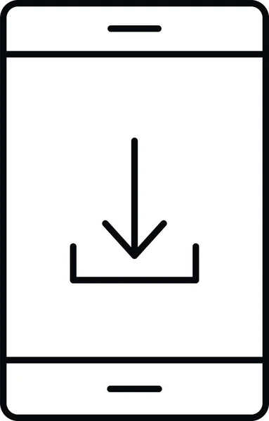 Download Phone Icon Outline Style — Vetor de Stock