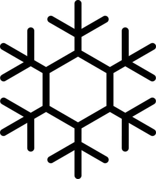 寒冷霜冻季节图标 — 图库矢量图片