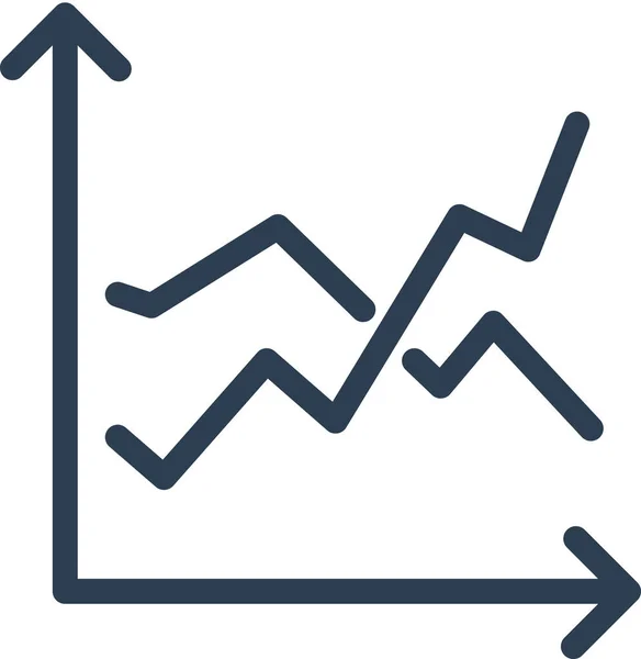Значок Диаграммы Бизнес Отчета — стоковый вектор