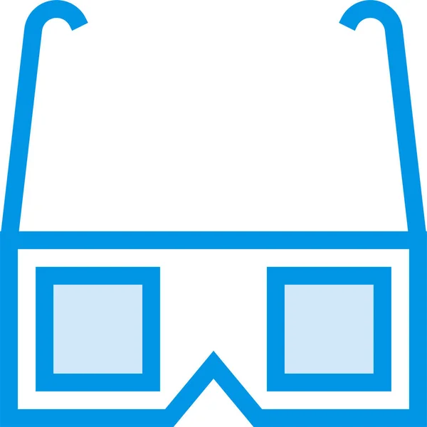 Eyeglasses Eyewear Glasses Icon Filled Outline Style — Vetor de Stock