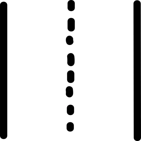 Brückenrichtungssymbol Umrissstil — Stockvektor