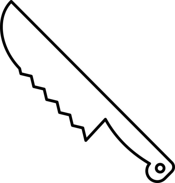 Значок Столу Різання Ножів Категорії Харчових Напоїв — стоковий вектор