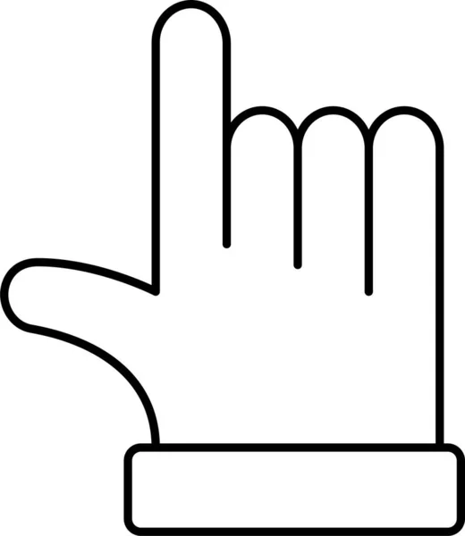 Finger Sign Icon — Stockvektor
