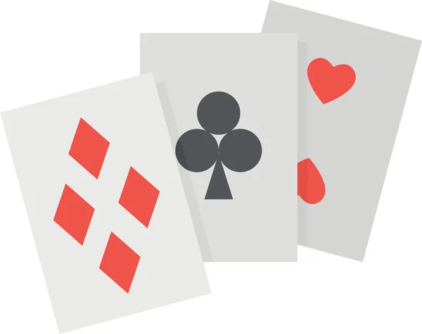 Εικονίδιο Παιχνιδιού Καζίνο Καρτών — Διανυσματικό Αρχείο