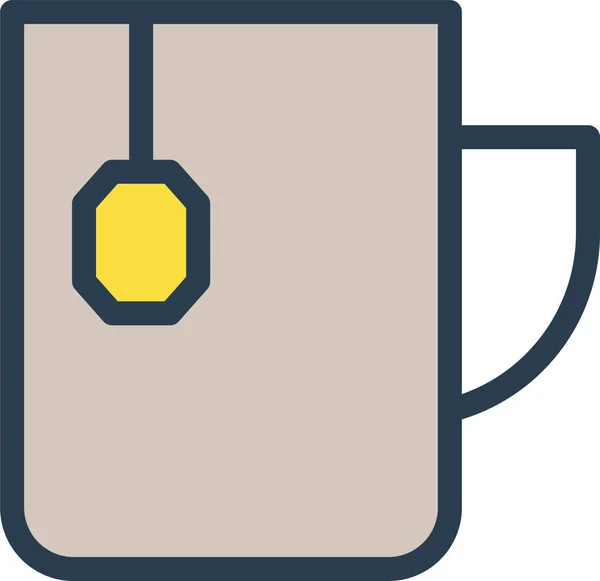 Coffee Cup Simple Design — Stock Vector