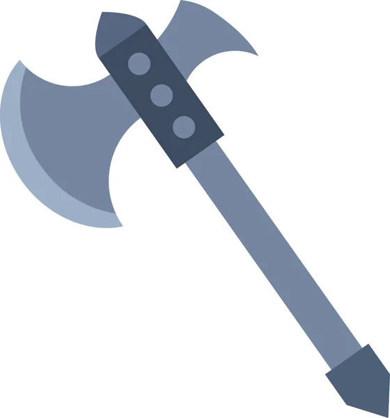 Axe Blade Hatchet Icon Flat Style — 图库矢量图片