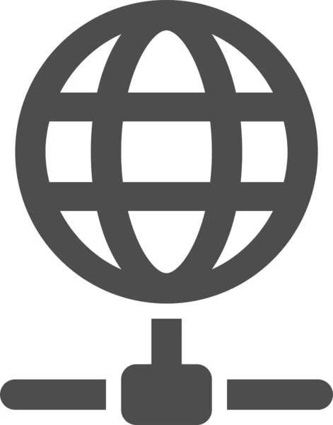 Recherche Globale Conception Simple — Image vectorielle