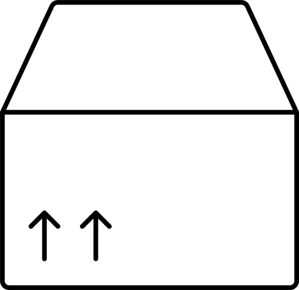 Значок Кур Єрської Коробки Коробки Категорії Управління Бізнесом — стоковий вектор