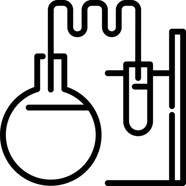 Kimya Laboratuvarı Simgesi — Stok Vektör